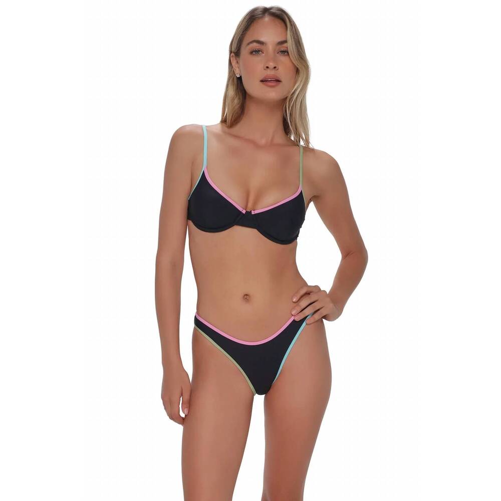 NEW SWIM SYSTEMS addie underwire top in black